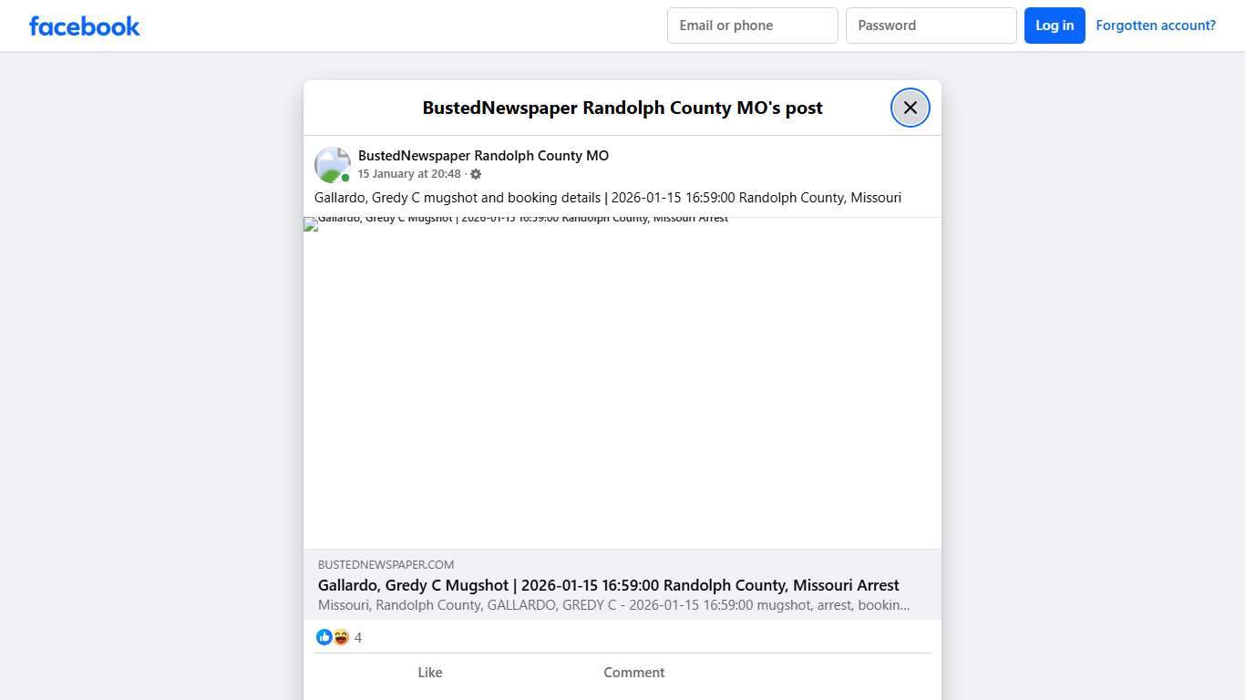 Gallardo, Gredy C... - BustedNewspaper Randolph County MO Facebook